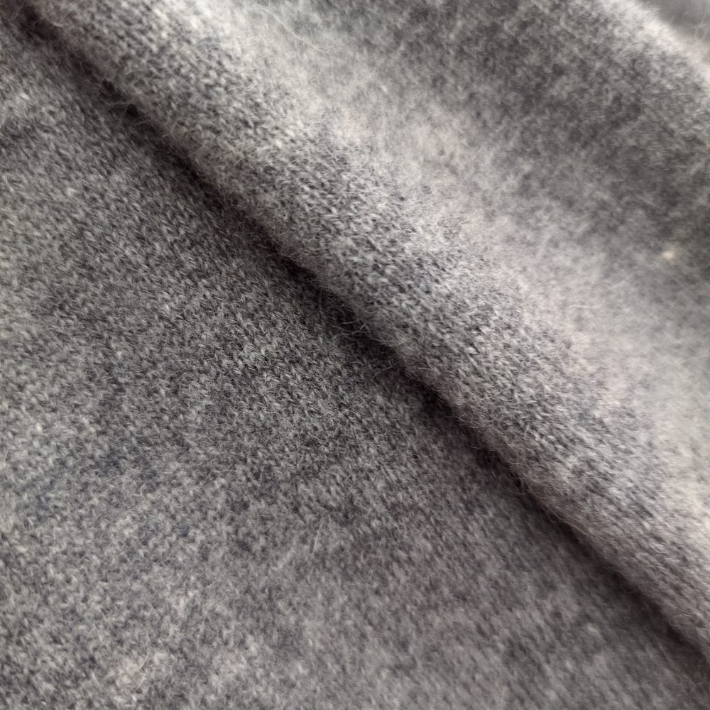James Perse 100 Percent Cashmere Funnel Neck Midi Dress Gray Size 0 Minimalist - Picture 3 of 7
